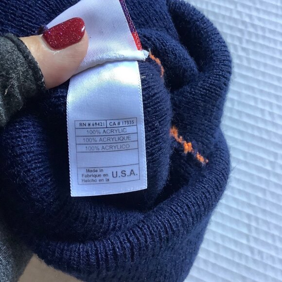 Denver Broncos NFL Team Knit Beanie Hat With Pom & Embroidered Logo One Size - Picture 5 of 5